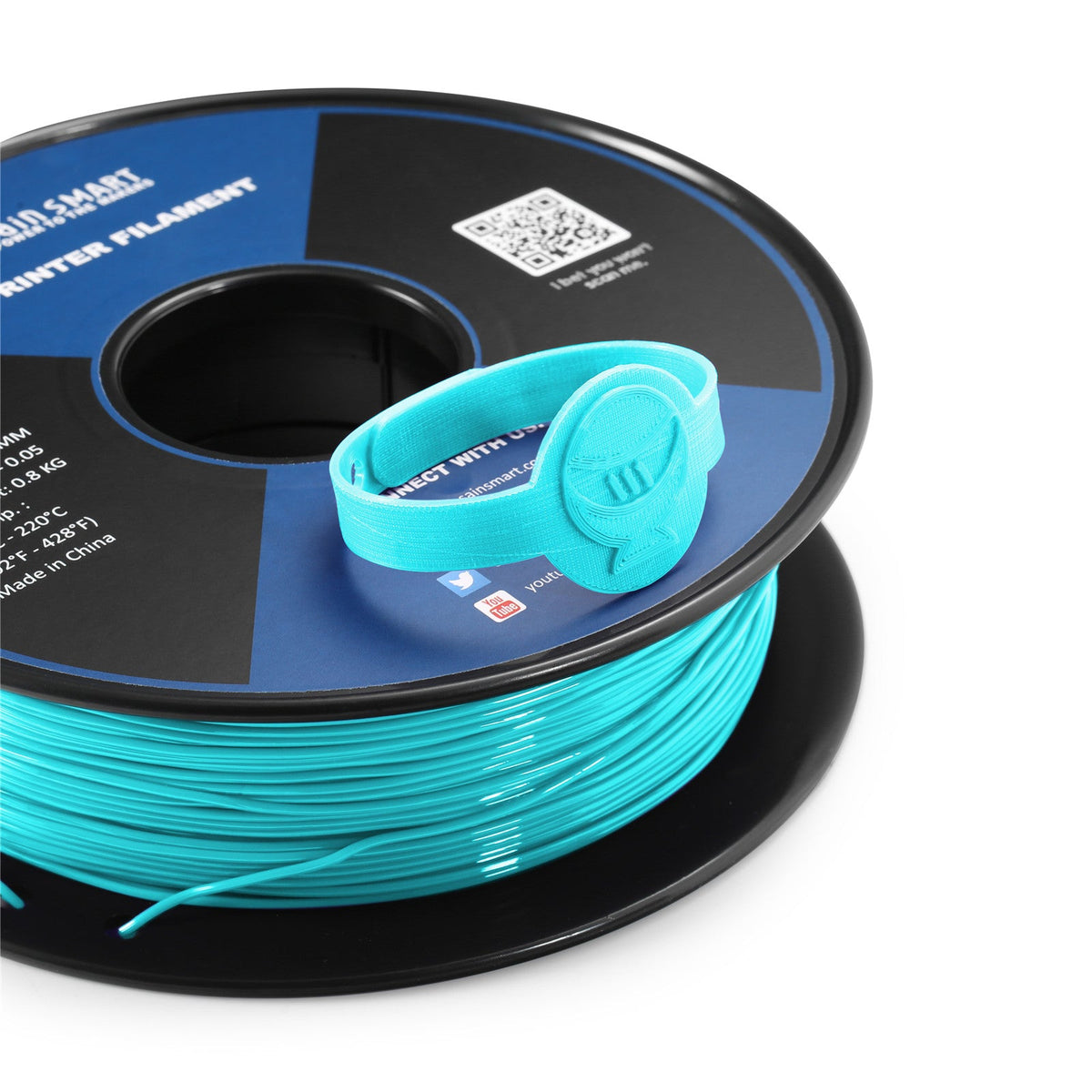 SainSmart Cyberpunk Neon TPU Filament Bundle – 5 Colors | 1.75mm Flexible 3D Printing Filament