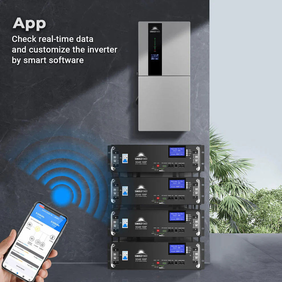 Sungold Power 11.4KW 48V Split-Phase Hybrid Solar Inverter