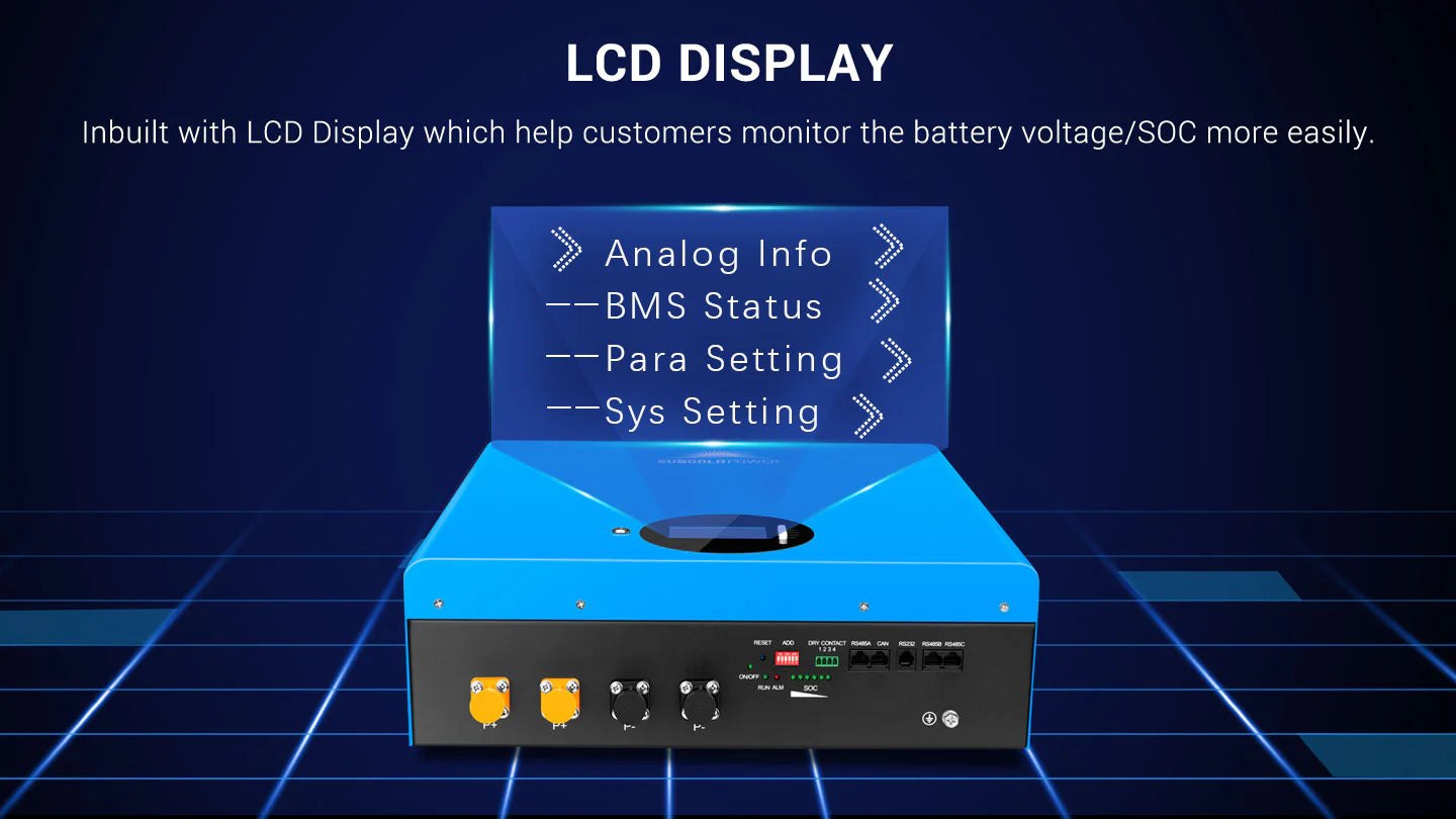 Sungold Power 5.12KWH Powerwall LiFePO4 Lithium Battery