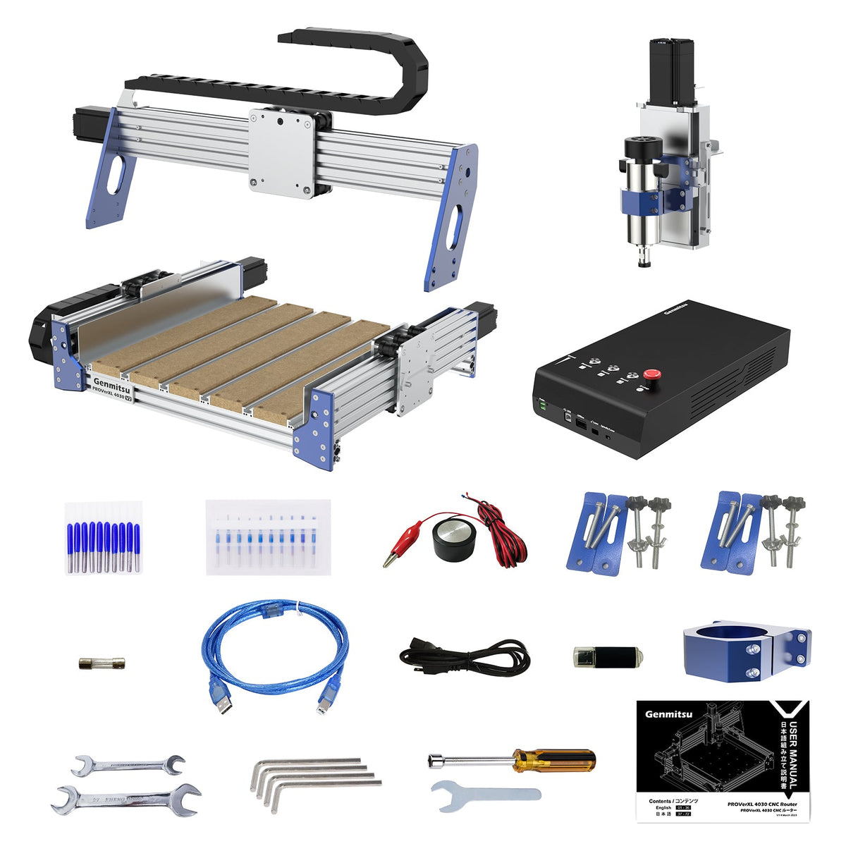 Genmitsu PROVerXL 4030 V2 CNC Router – Precision Cutting & Engraving with Closed-Loop Motors