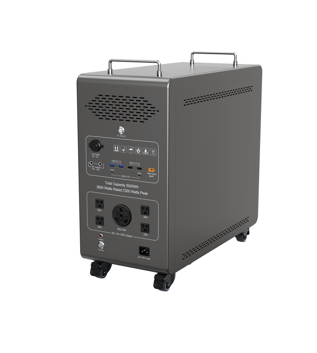 Dory Sentry PRO Portable Power Station – 3600W | 5000Wh Solar Generator