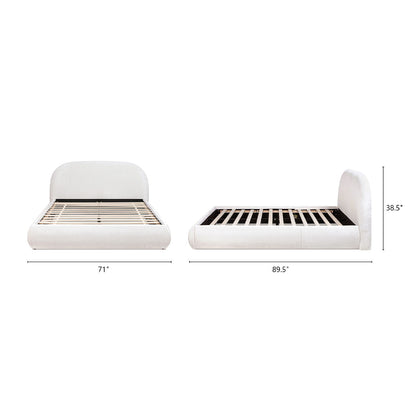 Archie Puffy Luxury Upholstered Platform Bed – Queen & King