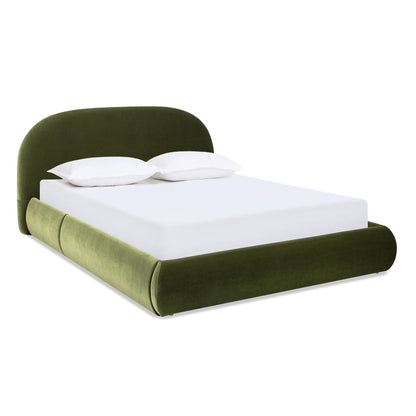 Archie Puffy Luxury Upholstered Platform Bed – Queen & King