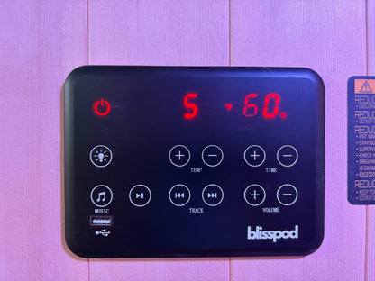 Blisspod Milano Full Spectrum Ultra Low EMF Sauna with Chromotherapy