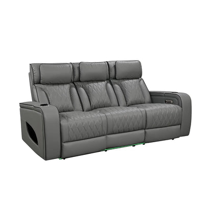 Slate Gray Luxury Power Reclining Seating