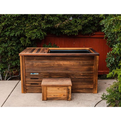 Kooru Luxury Cold Plunge Tub – Handcrafted Redwood with Built-In Chiller & Ozone Filtration