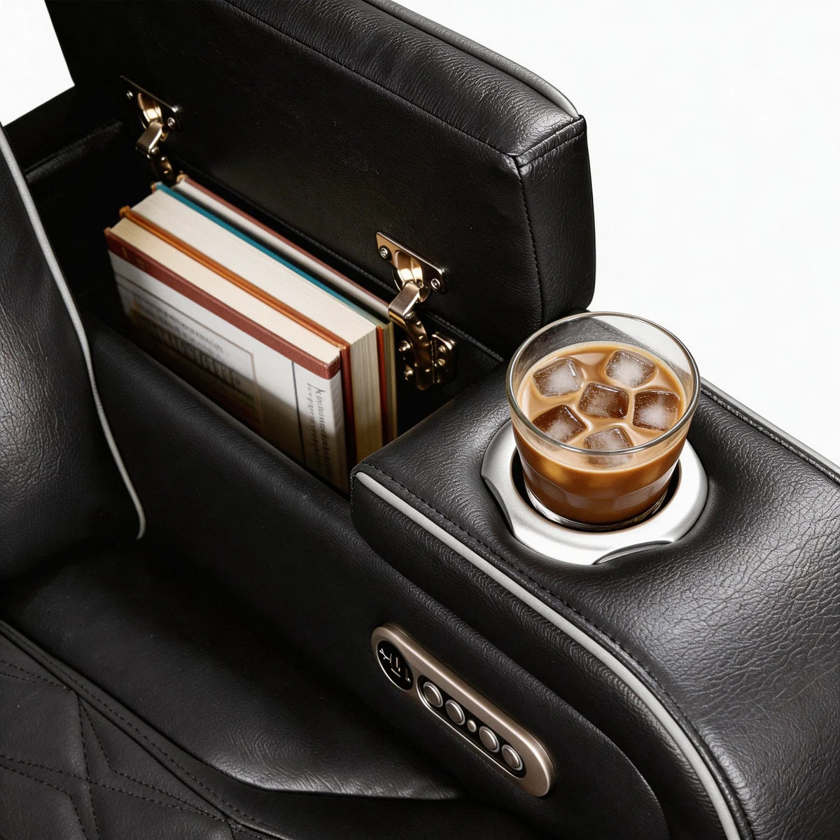 Onyx Black Luxury Power Reclining Seating