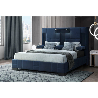 Yaris Luxury Smart Bed – Wireless Charging, Speakers & LED Lighting