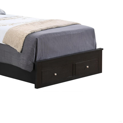 Classic Wood Storage Bed – Multiple Sizes & Finishes