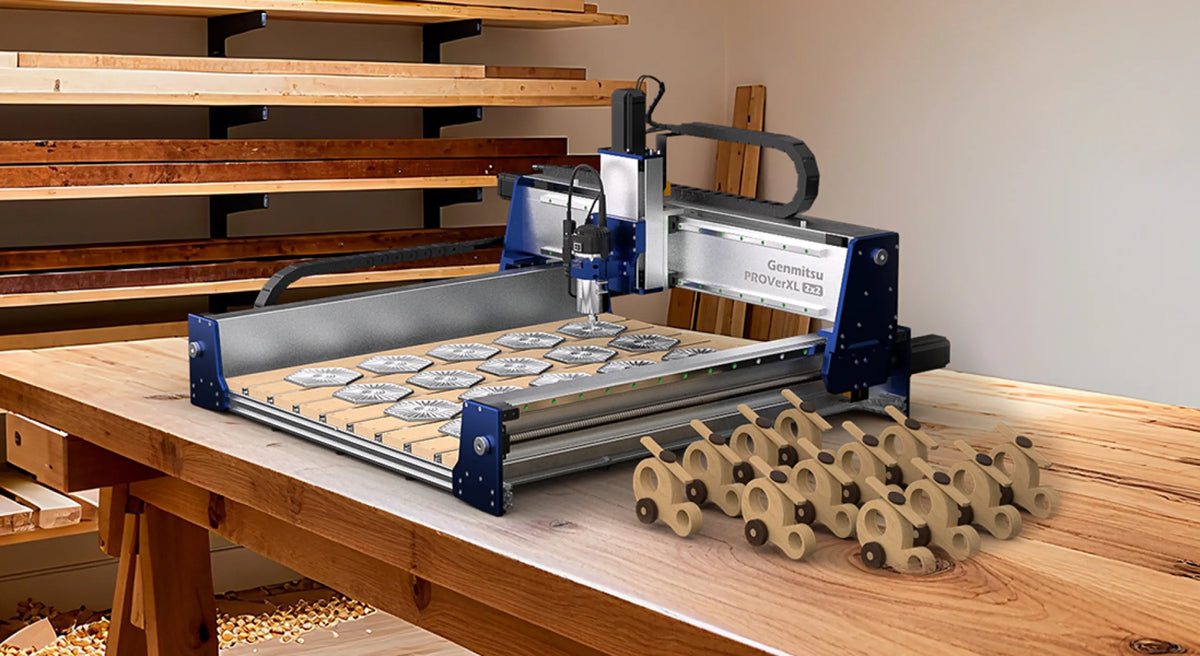 Genmitsu PROVerXL 2x2 CNC Router – 710W Spindle & Precision Cutting and Engraving