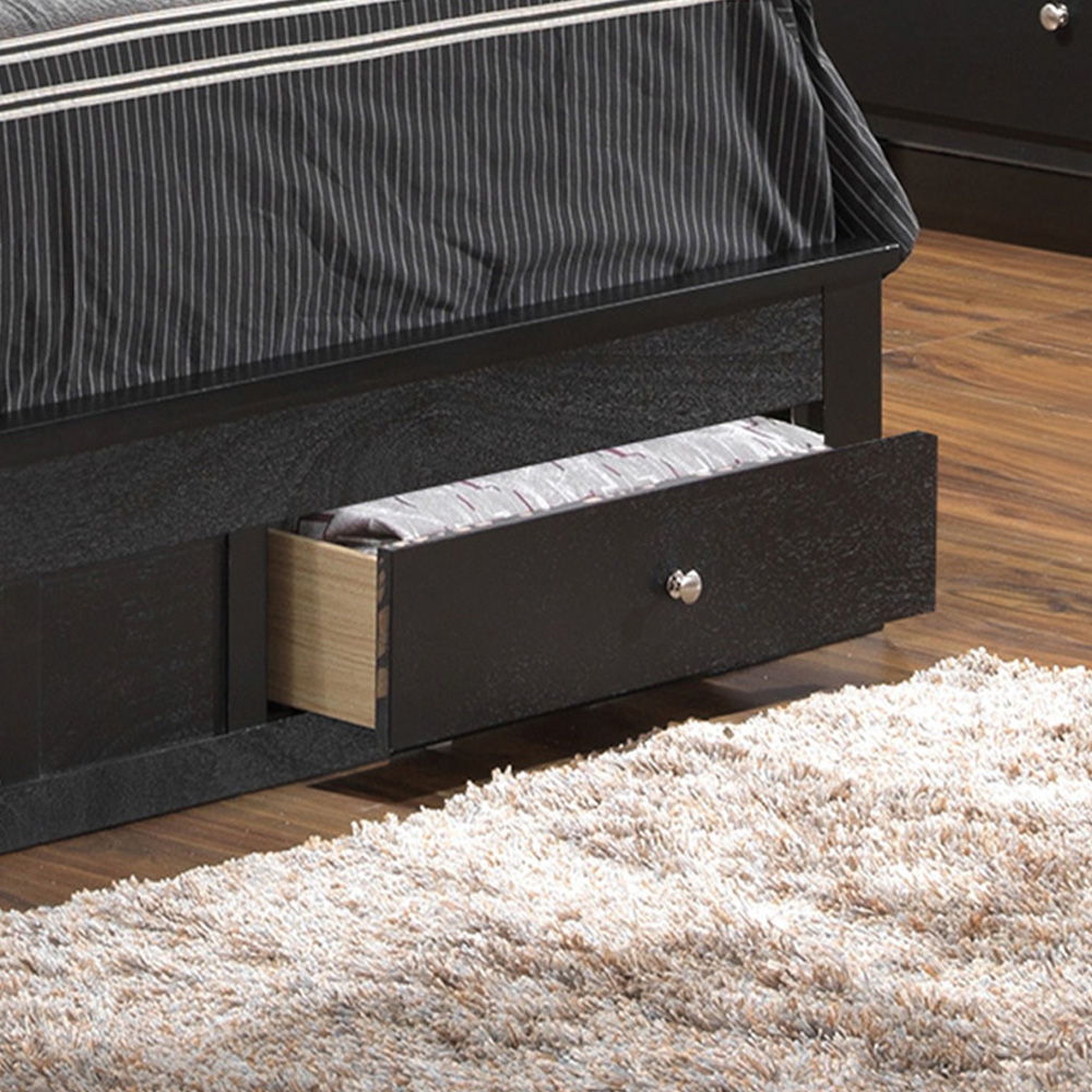 Classic Wood Storage Bed – Multiple Sizes & Finishes