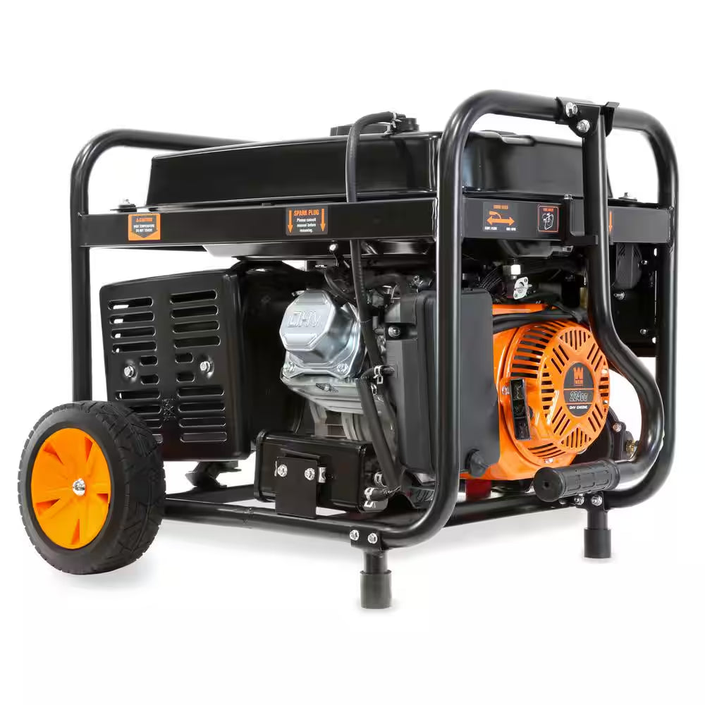 4,750-Watt 120V/240V Dual Fuel Portable Gas/Propane Generator + CO Watchdog