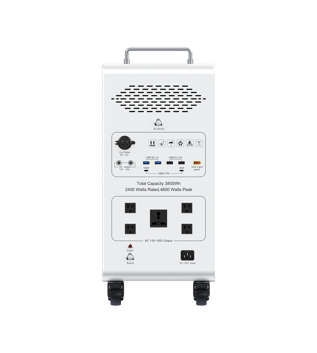 Dory Sentry PLUS Portable Power Station – 2400W | 3800Wh Solar Generator