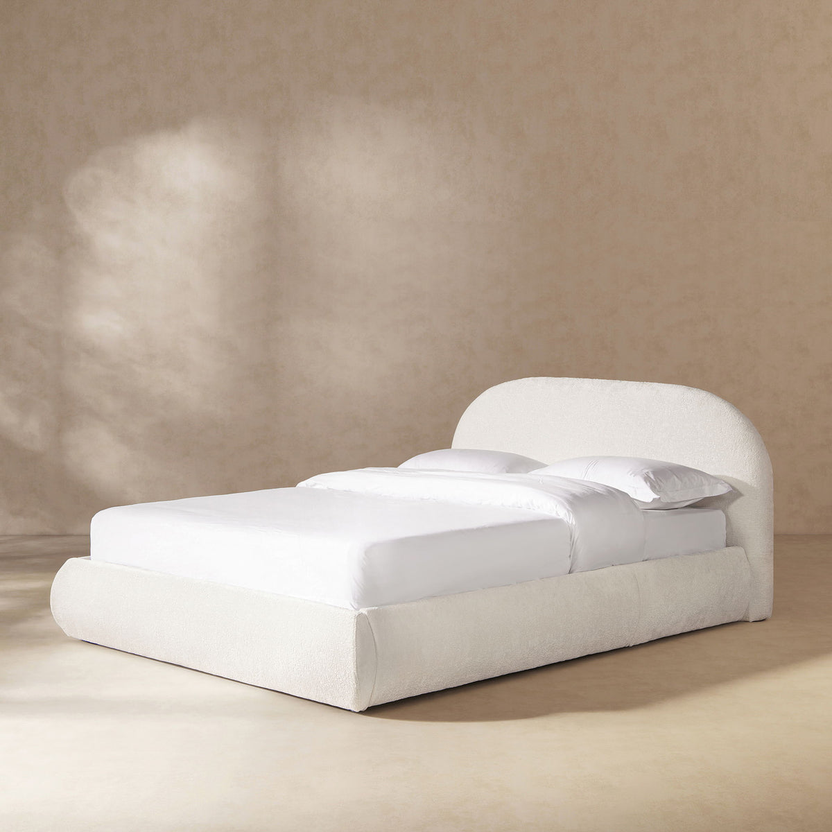 Archie Puffy Luxury Upholstered Platform Bed – Queen & King