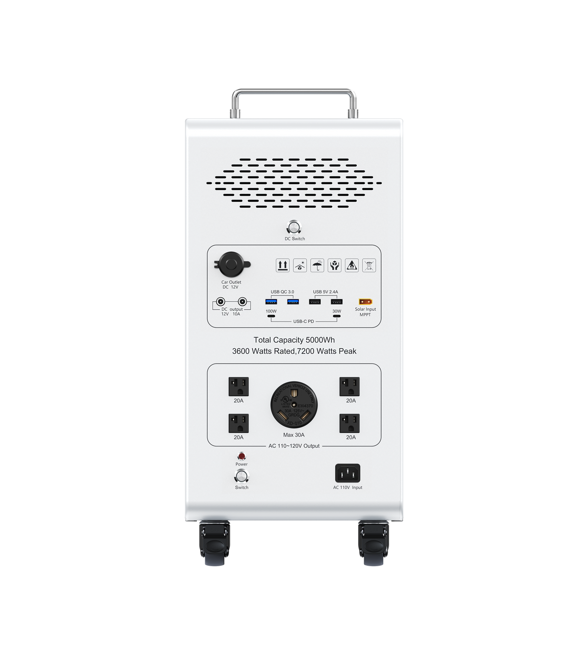 Dory Sentry PRO Portable Power Station – 3600W | 5000Wh Solar Generator