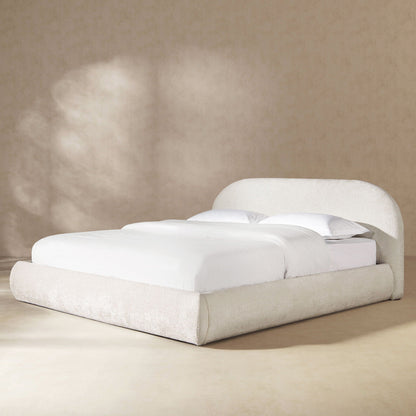 Archie Puffy Luxury Upholstered Platform Bed – Queen & King
