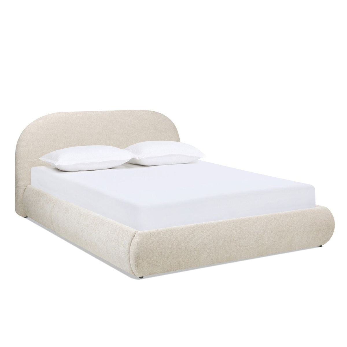 Archie Puffy Luxury Upholstered Platform Bed – Queen & King