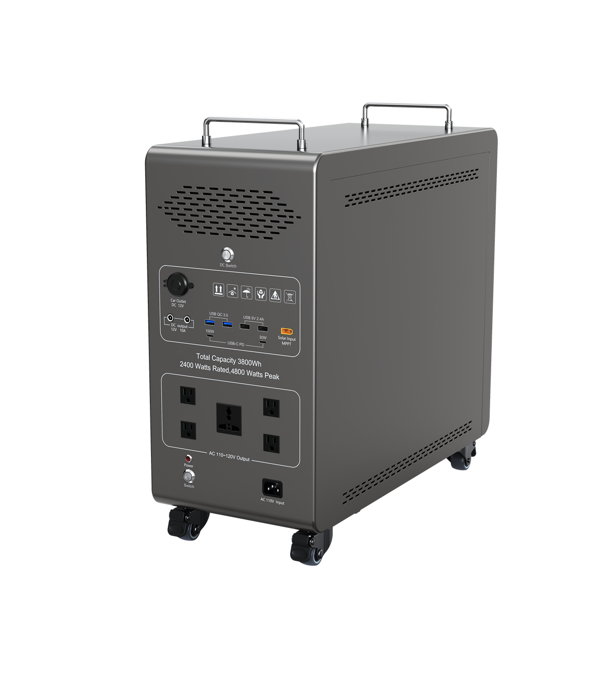 Dory Sentry PLUS Portable Power Station – 2400W | 3800Wh Solar Generator