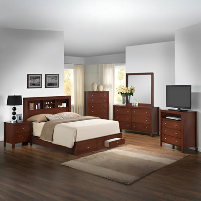 Classic Wood Storage Bed – Multiple Sizes & Finishes