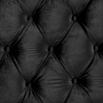 Luxe Tufted Platform Bed – Oversized Headboard & Upholstered Frame