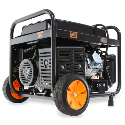 4,750-Watt 120V/240V Dual Fuel Portable Gas/Propane Generator + CO Watchdog