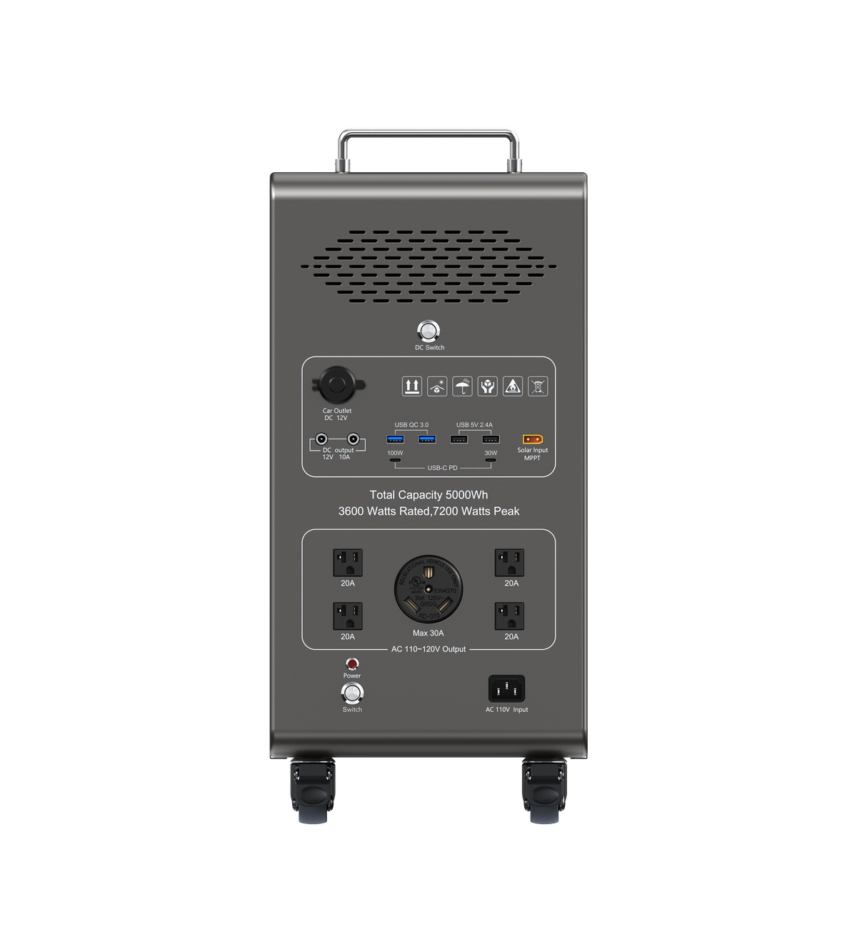 Dory Sentry PRO Portable Power Station – 3600W | 5000Wh Solar Generator