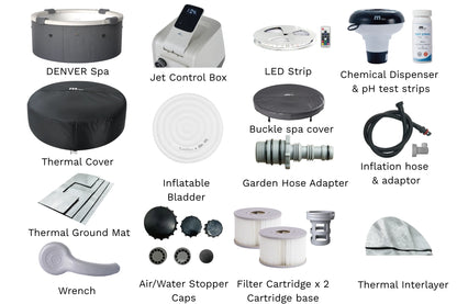 MSPA DENVER Rigid Hot Tub & Spa