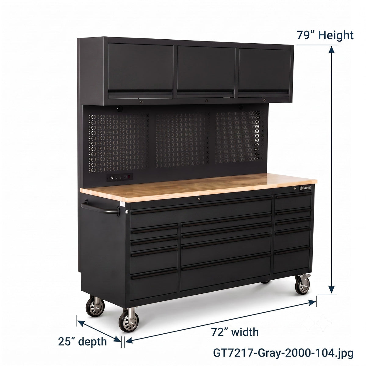 Overhead Pro 72" Rolling Tool Chest