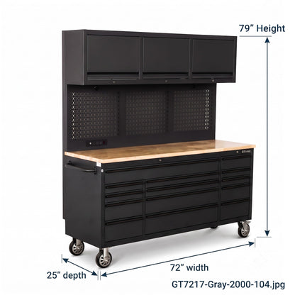 Overhead Pro 72" Rolling Tool Chest
