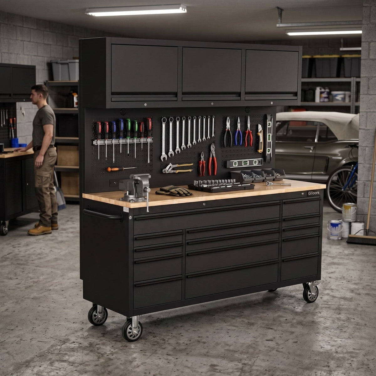 Overhead Pro 72" Rolling Tool Chest