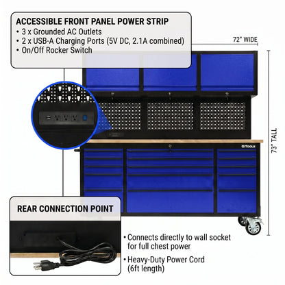 72" Rolling Tool Chest