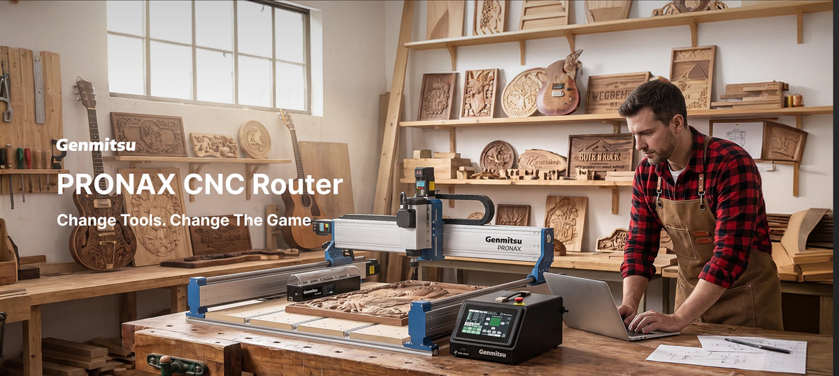 Genmitsu PRONAX Spark CNC Router – ATC-Ready Precision Cutting & Engraving Machine