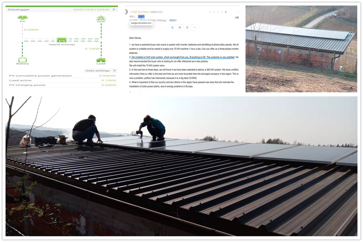 SUNFUTURE 1000W Solar Panel Energy Off Grid Power System