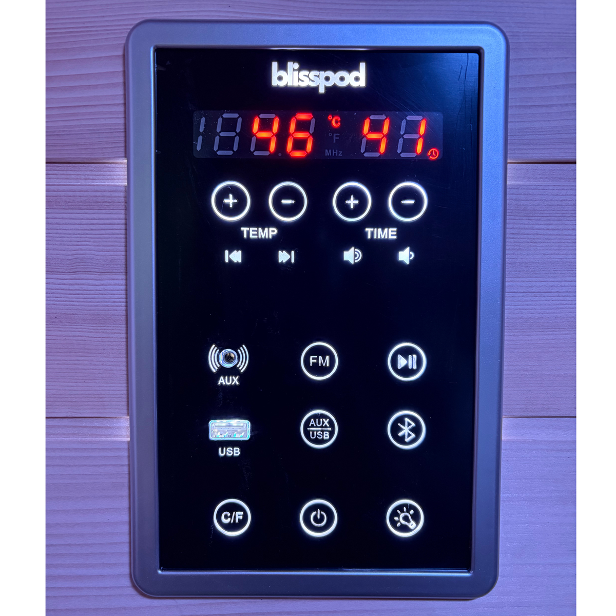 Blisspod Malmo Low EMF Premium Sauna  | LED Chromotherapy | 2 Person