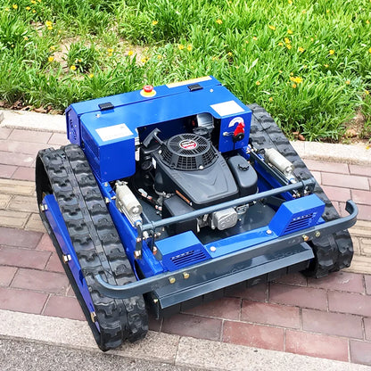 Relied 550mm Remote-Controlled Tracked Lawn Mower – All-Terrain Gas Powered