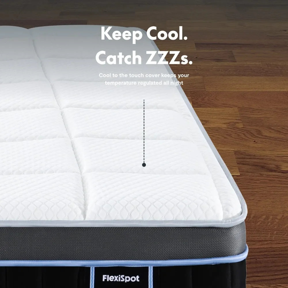 S3 ComfortLift Queen Adjustable Bed & Cooling Gel Mattress Bundle