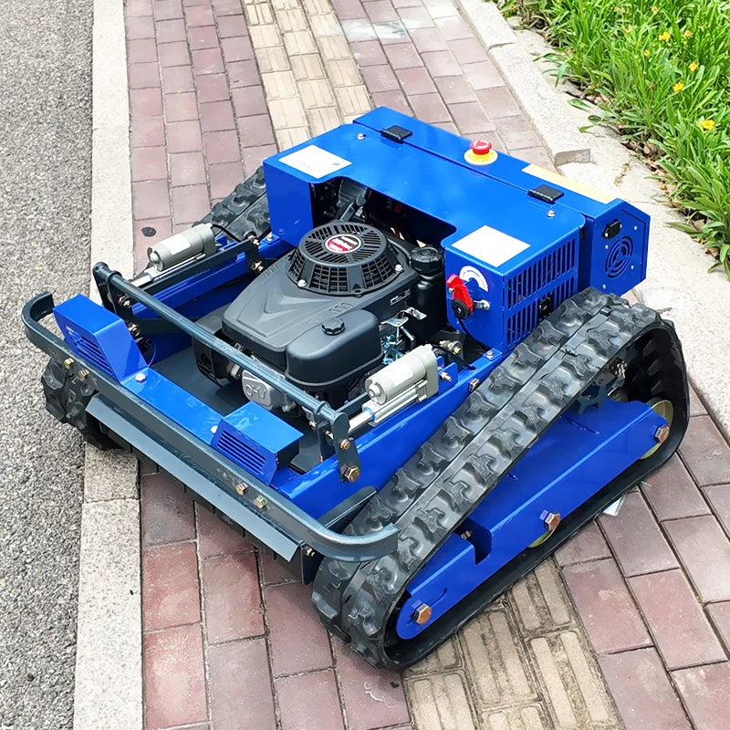 Relied 550mm Remote-Controlled Tracked Lawn Mower – All-Terrain Gas Powered