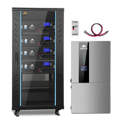 Sungold Power Hybrid Solar Kit 11.4KW 48V Split Phase 20.48KWH/51.2KWH Lithium Battery