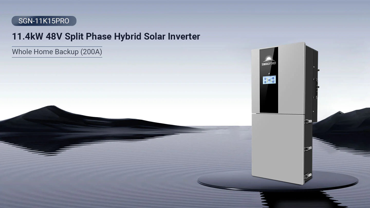 Sungold Power 11.4KW 48V Split-Phase Hybrid Solar Inverter