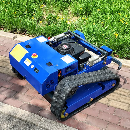 Relied 550mm Remote-Controlled Tracked Lawn Mower – All-Terrain Gas Powered