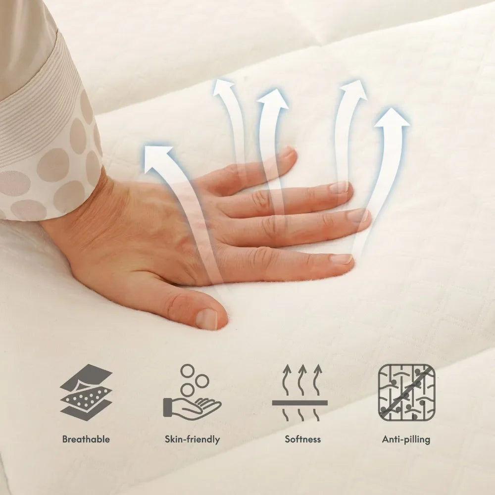 S3 ComfortLift Queen Adjustable Bed & Cooling Gel Mattress Bundle
