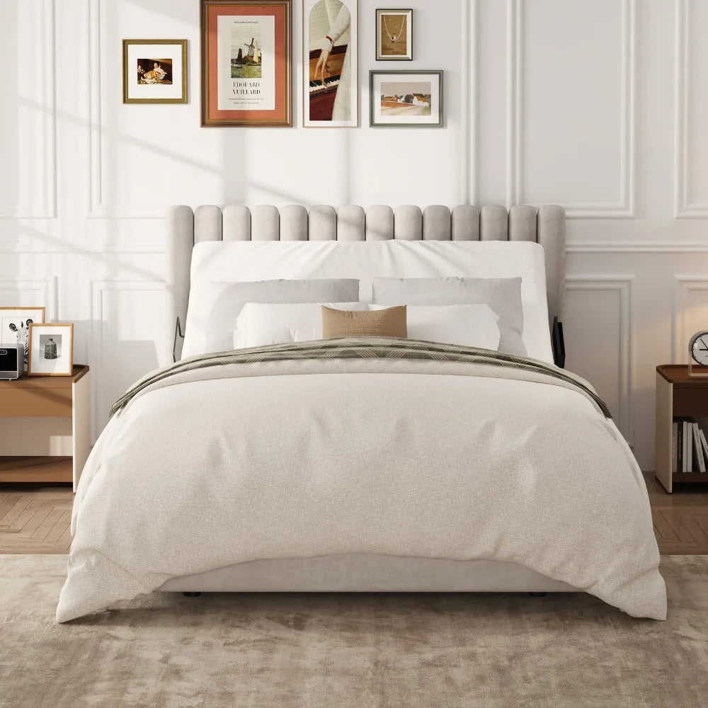 S3 ComfortLift Queen Adjustable Bed & Cooling Gel Mattress Bundle