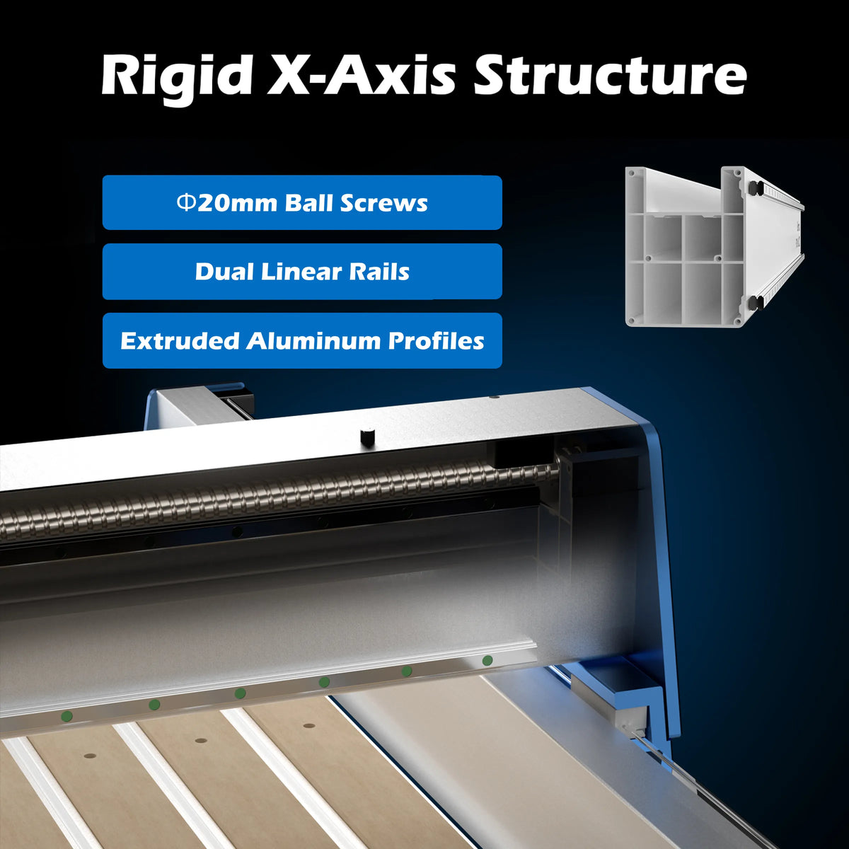 Genmitsu PROVerXL 2x2 CNC Router – 710W Spindle & Precision Cutting and Engraving