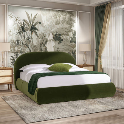 Archie Puffy Luxury Upholstered Platform Bed – Queen & King
