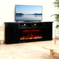Okoume Veneer 70" Fireplace TV Stand