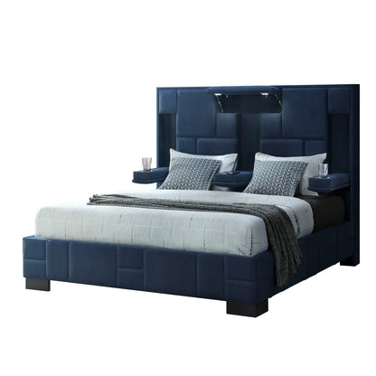 Yaris Luxury Smart Bed – Wireless Charging, Speakers & LED Lighting