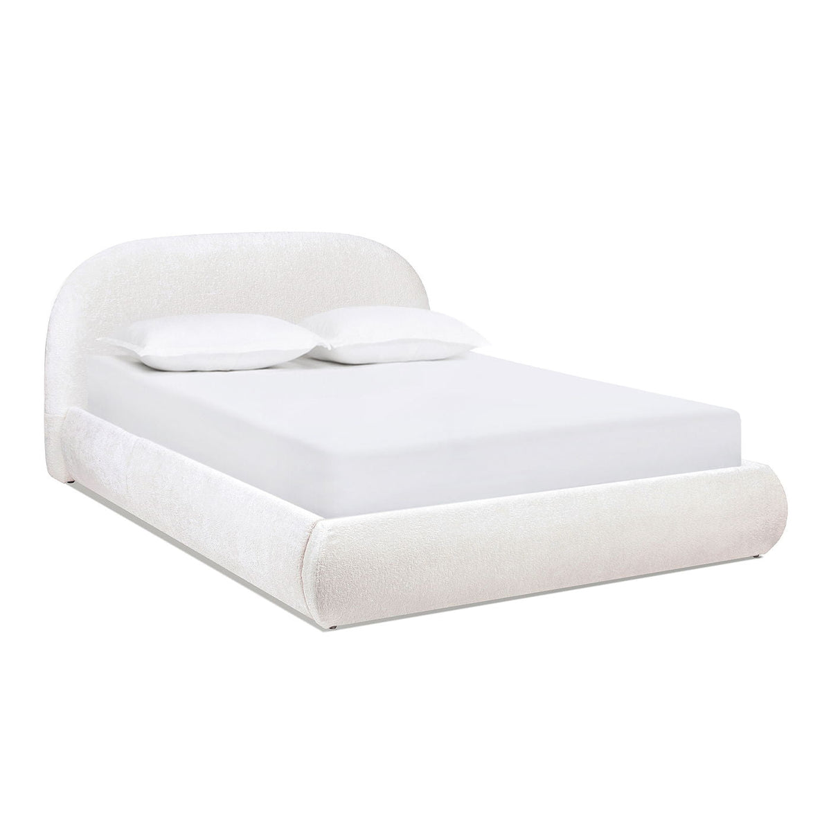 Archie Puffy Luxury Upholstered Platform Bed – Queen & King