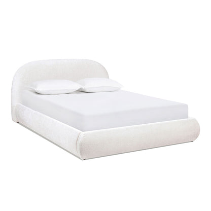 Archie Puffy Luxury Upholstered Platform Bed – Queen & King