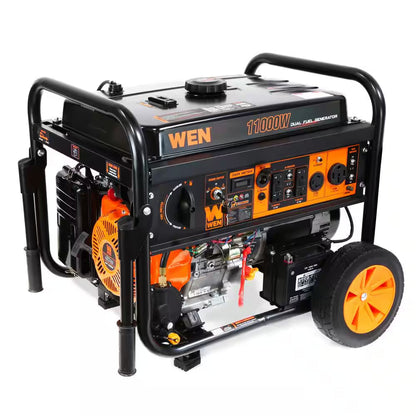 11,000-Watt 120V/240V Dual Fuel Portable Gas/Propane Generator + CO Watchdog