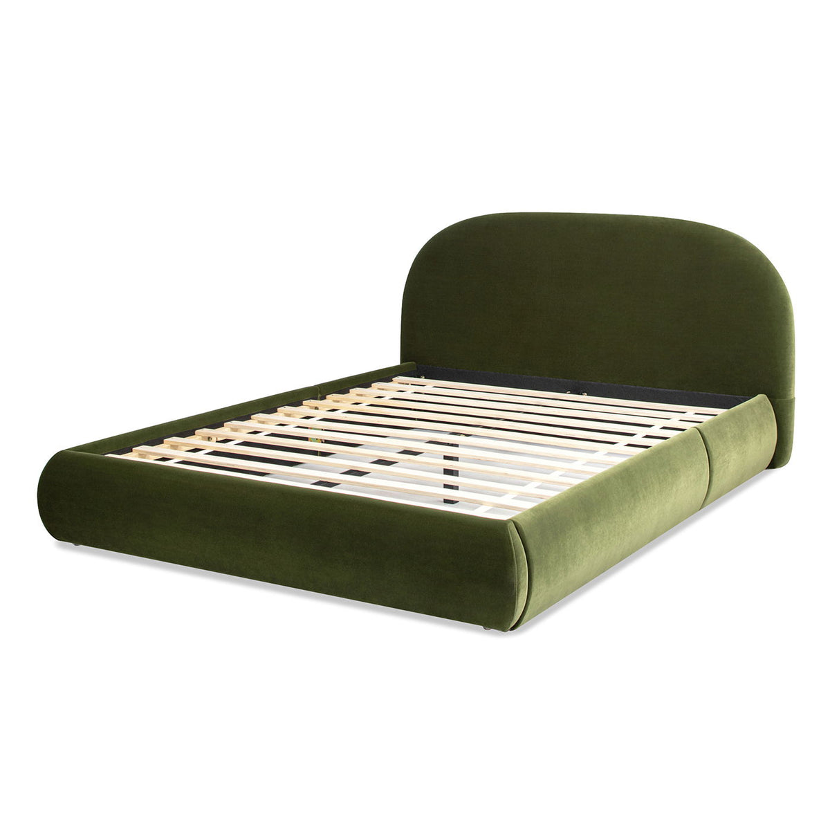 Archie Puffy Luxury Upholstered Platform Bed – Queen & King